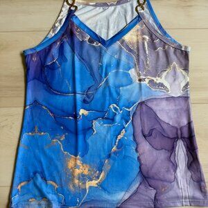 New Chain Strap Tank Top LARGE